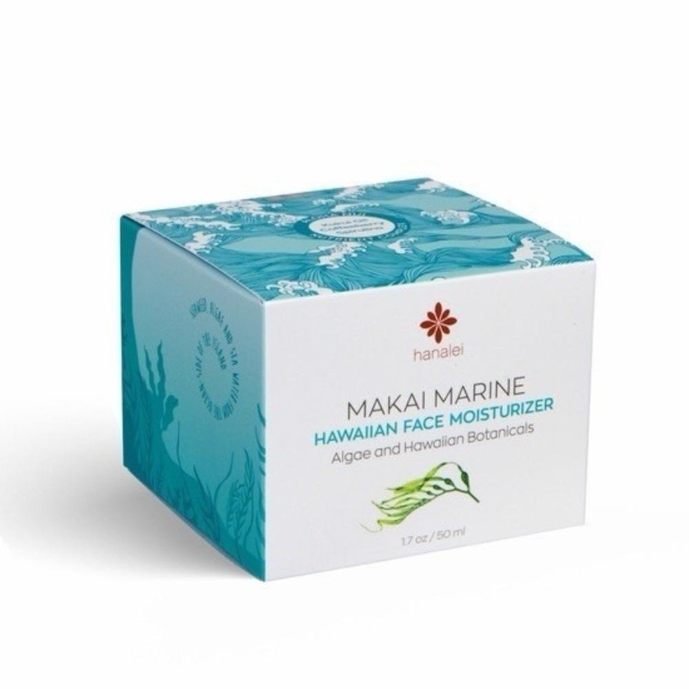 Hanalei Makai Marine Hawaiian Face Moisturizer‎ 1.7oz New Sealed